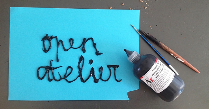 Open Atelier van start op 2 oktober a.s.